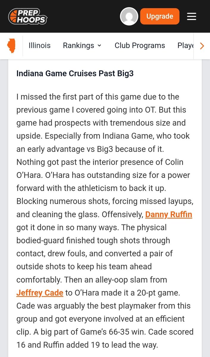 Coach D. Hence (@derrickhence) on Twitter photo Thanks for the write up <a href="/TeddyBahu/">Teddy Bahu</a> <a href="/PHCircuit/">Prep Hoops Circuit π</a> !!! Good start to the summer session for <a href="/Indianagamehoop/">Indiana Game</a> 16U Gold. <a href="/Jeffreycade11/">Jeffrey cade</a> <a href="/DannyRuffi59307/">Danny Ruffin</a> Colin O'Hara, keep putting in the work!!! <a href="/INPrep/">Eric Gardner</a> <a href="/PrepHoopsIL/">Prep Hoops Illinois</a> <a href="/HFVikingHoops/">HF Basketball</a> <a href="/ILHoopProspects/">Illinois Hoop Prospects</a> <a href="/NwiRegionHoops/">NWI REGION HOOPS BLOG</a> <a href="/illianachs/">Illiana Christian High School</a> Thanks for the write up <a href="/TeddyBahu/">Teddy Bahu</a> <a href="/PHCircuit/">Prep Hoops Circuit π</a> !!! Good start to the summer session for <a href="/Indianagamehoop/">Indiana Game</a> 16U Gold. <a href="/Jeffreycade11/">Jeffrey cade</a> <a href="/DannyRuffi59307/">Danny Ruffin</a> Colin O'Hara, keep putting in the work!!! <a href="/INPrep/">Eric Gardner</a> <a href="/PrepHoopsIL/">Prep Hoops Illinois</a> <a href="/HFVikingHoops/">HF Basketball</a> <a href="/ILHoopProspects/">Illinois Hoop Prospects</a> <a href="/NwiRegionHoops/">NWI REGION HOOPS BLOG</a> <a href="/illianachs/">Illiana Christian High School</a>