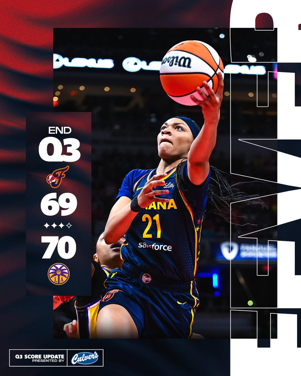 IndianaFever's tweet image. end Q3: