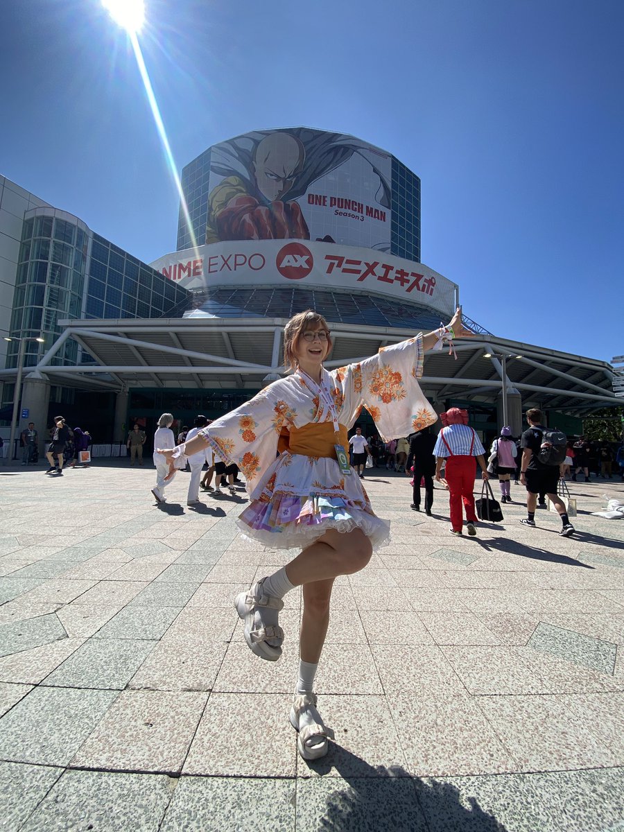 marmachu's tweet image. Anime expo dreams do come true!!!๐งกโจ