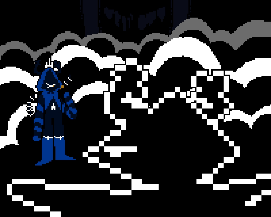 RCalamity82468's tweet image. #pastraart
Added 2 more for flavor, one where pastra's taking a snack break, and the other where the chat is coaching him in the break time of the fight