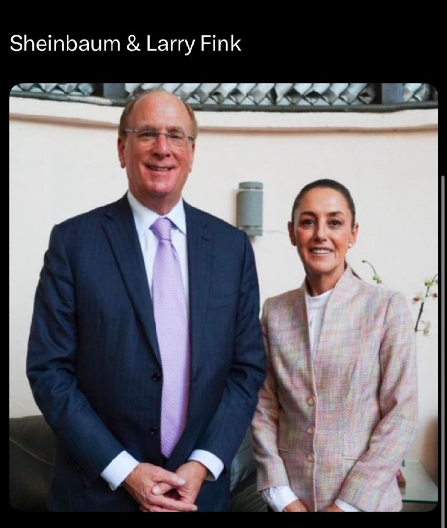 KalergiPlanNevr's tweet image. It's the obvious and usual suspects.
#NewWorldOrder
#Kalergiplan #Blackrock #LarryFink #Sheinbaum #Gypsies #ItstheJews