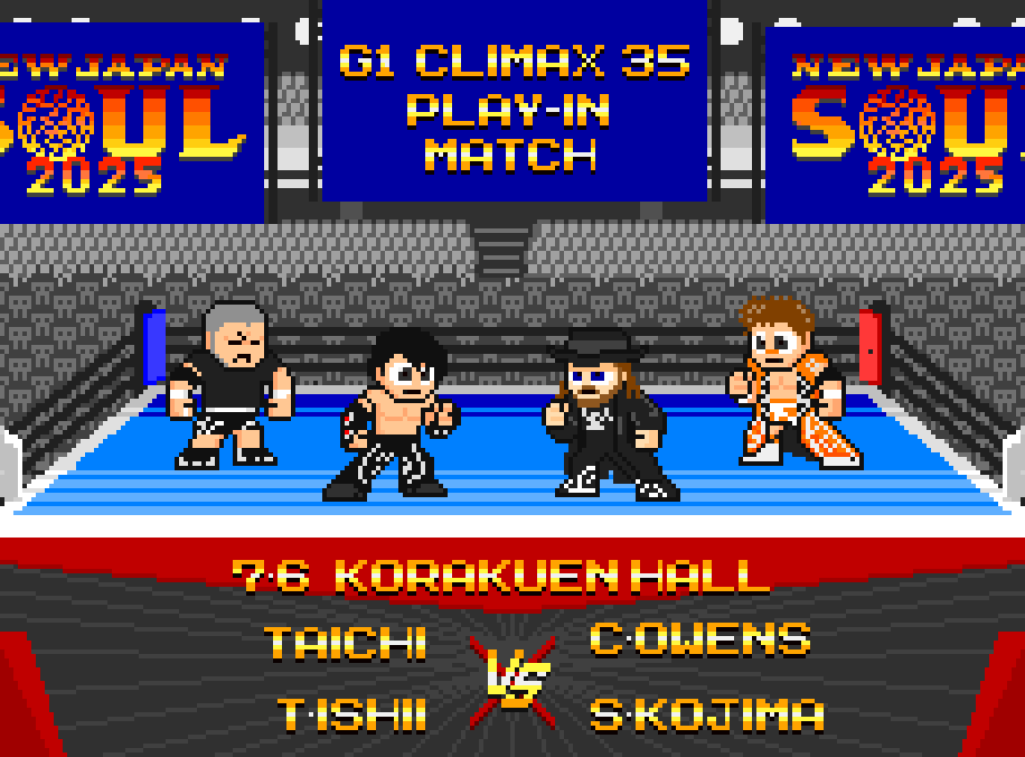 G1出場者決定ガントレットマッチ！
後藤選手の欠場は残念ですが、降って湧いたこの敗者復活のチャンスを見過ごすプロレスラーはいない。注目はタイチ選手の石井選手のタッグ王者。パートナーを押し退けてつかめ、ラストチャンス！
#njpw #njsoul #dotswrestler