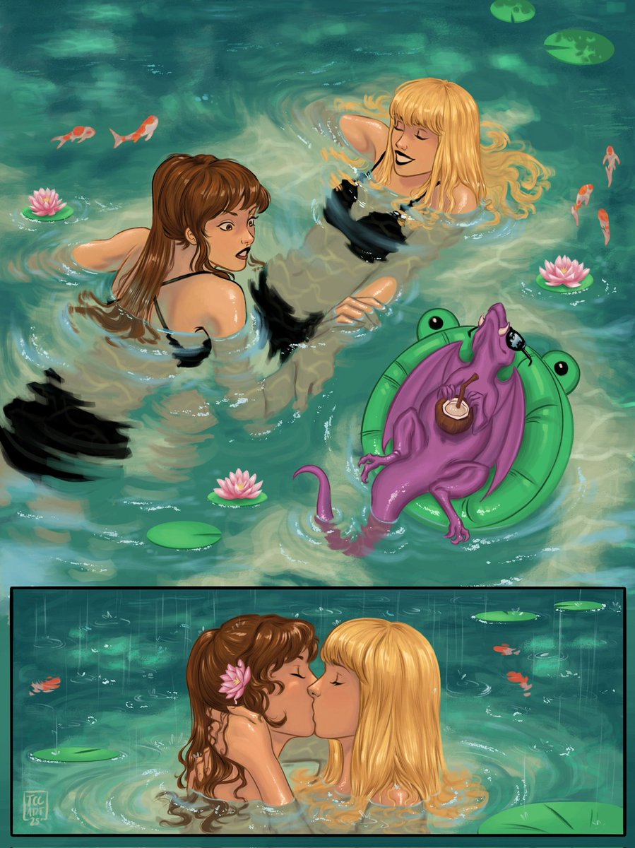 tccartt's tweet image. Kitty is in need of a vacation, and Illyana is more than happy to appease her 🥥🏝️
#KittyPryde #Magik #IllyanaRasputin #Katyana