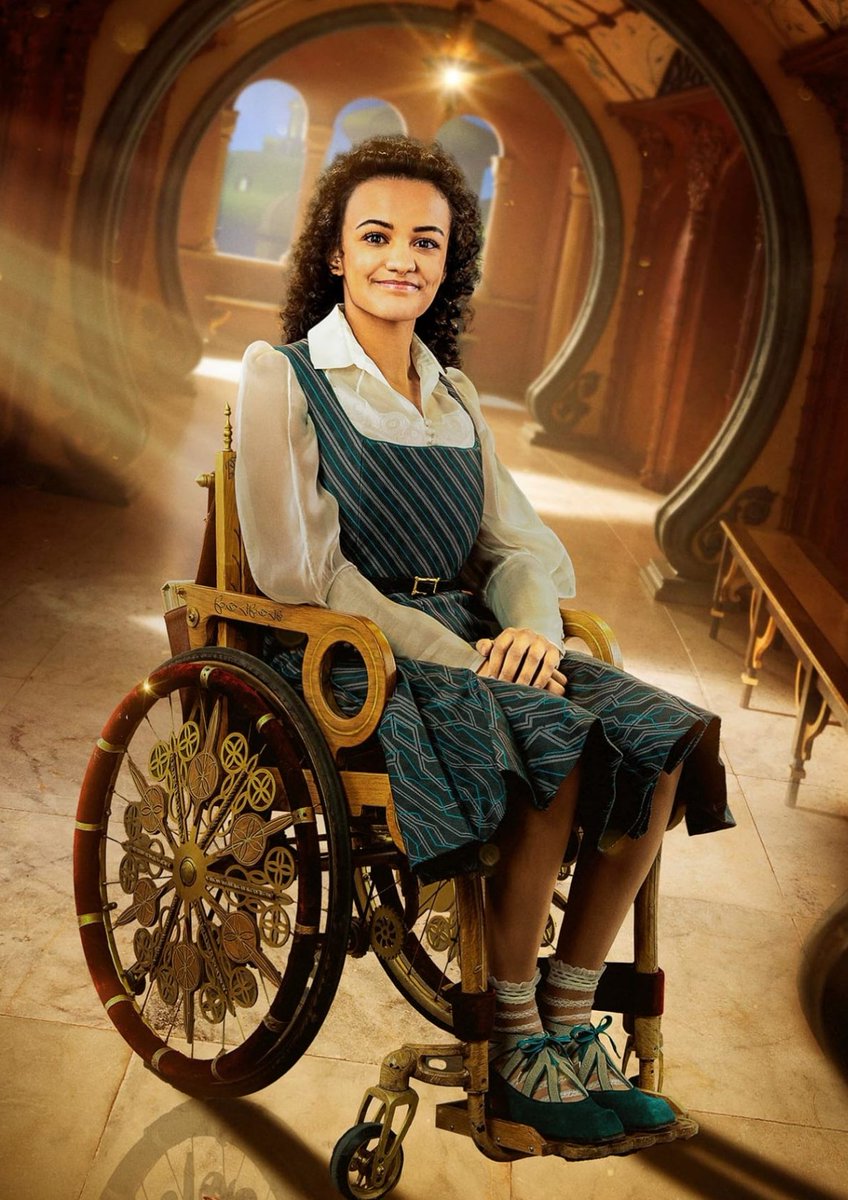 Ultimate_Tye's tweet image. #EdwardsMovieCharacterChallenge2025 #July
@midgetmoxie
Day #5 — In a Wheelchair: Nessarose Thropp from the 2024 musical "Wicked"
"Now I know it isn't fair..." "Oh, Boq, I know why." "You do?" "It's because I'm in this chair and you felt sorry for me. Isn't that right?" "No!"