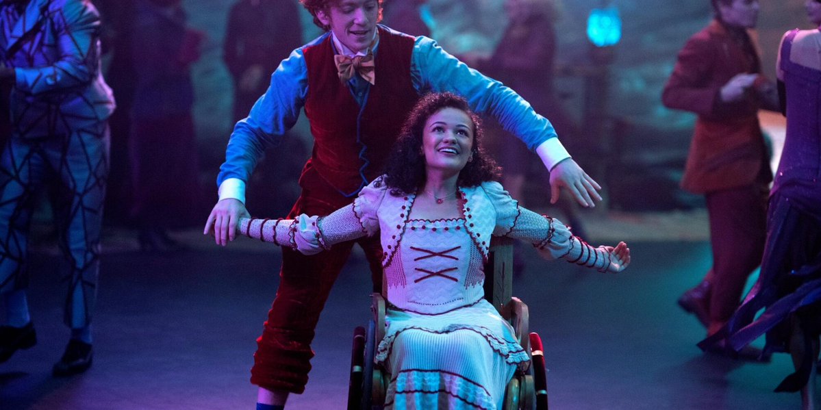 Ultimate_Tye's tweet image. #EdwardsMovieCharacterChallenge2025 #July
@midgetmoxie
Day #5 — In a Wheelchair: Nessarose Thropp from the 2024 musical "Wicked"
"Now I know it isn't fair..." "Oh, Boq, I know why." "You do?" "It's because I'm in this chair and you felt sorry for me. Isn't that right?" "No!"