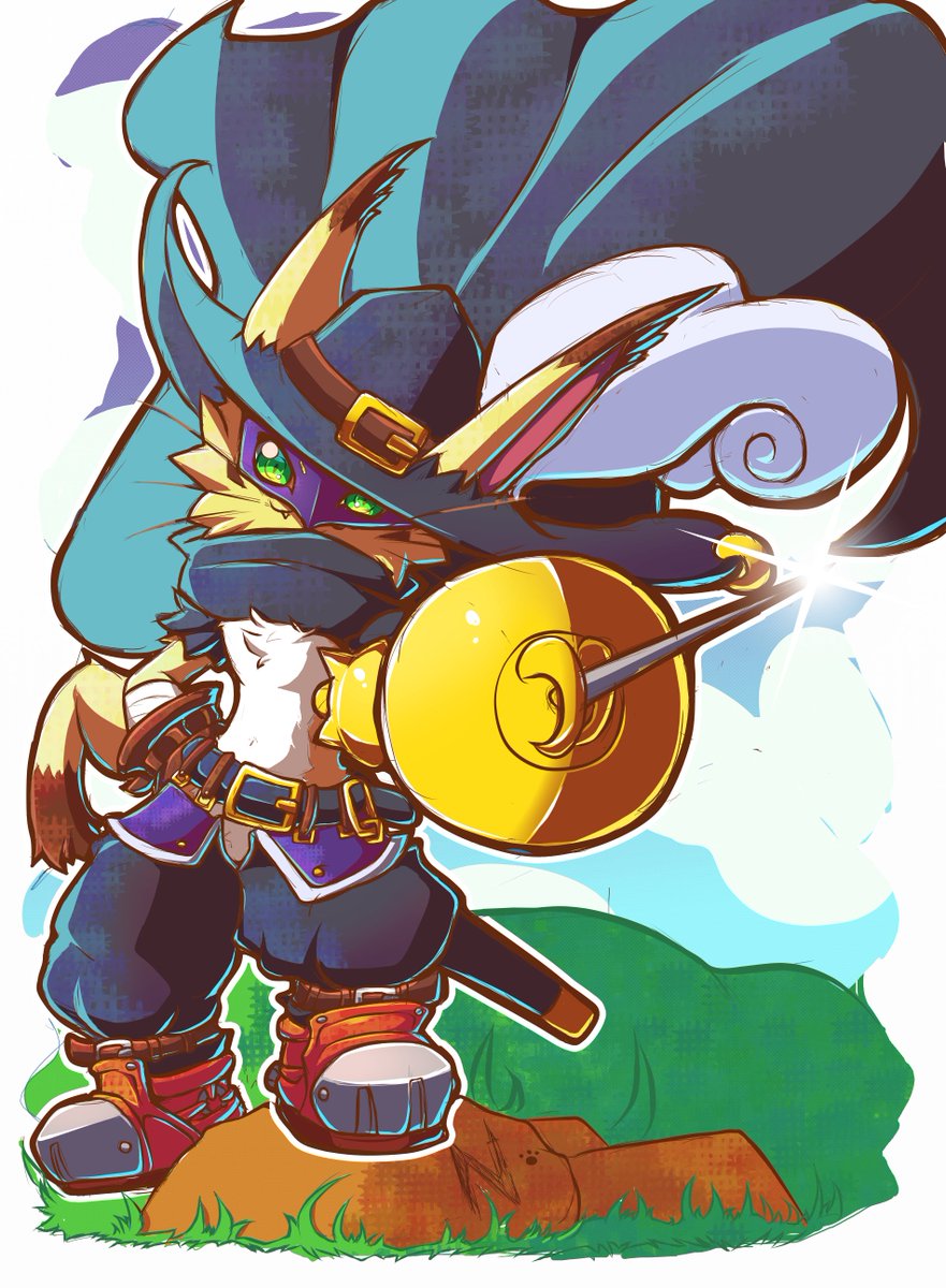 Nyabootmon Sketch 💛💙🤺✨.
#Digimon