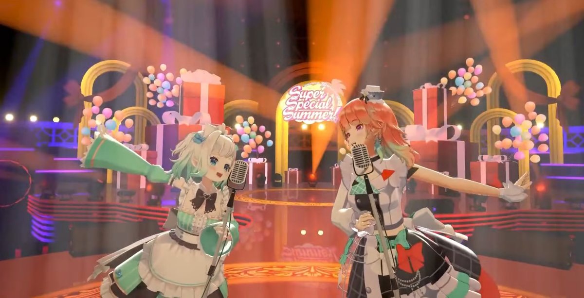 AComfyPanda's tweet image. So happy for Minto! She did so well and she's so freaking CUTE! Her and Wawa pair perfectly together! #KiaraBDay2025 #ミント心霊写真