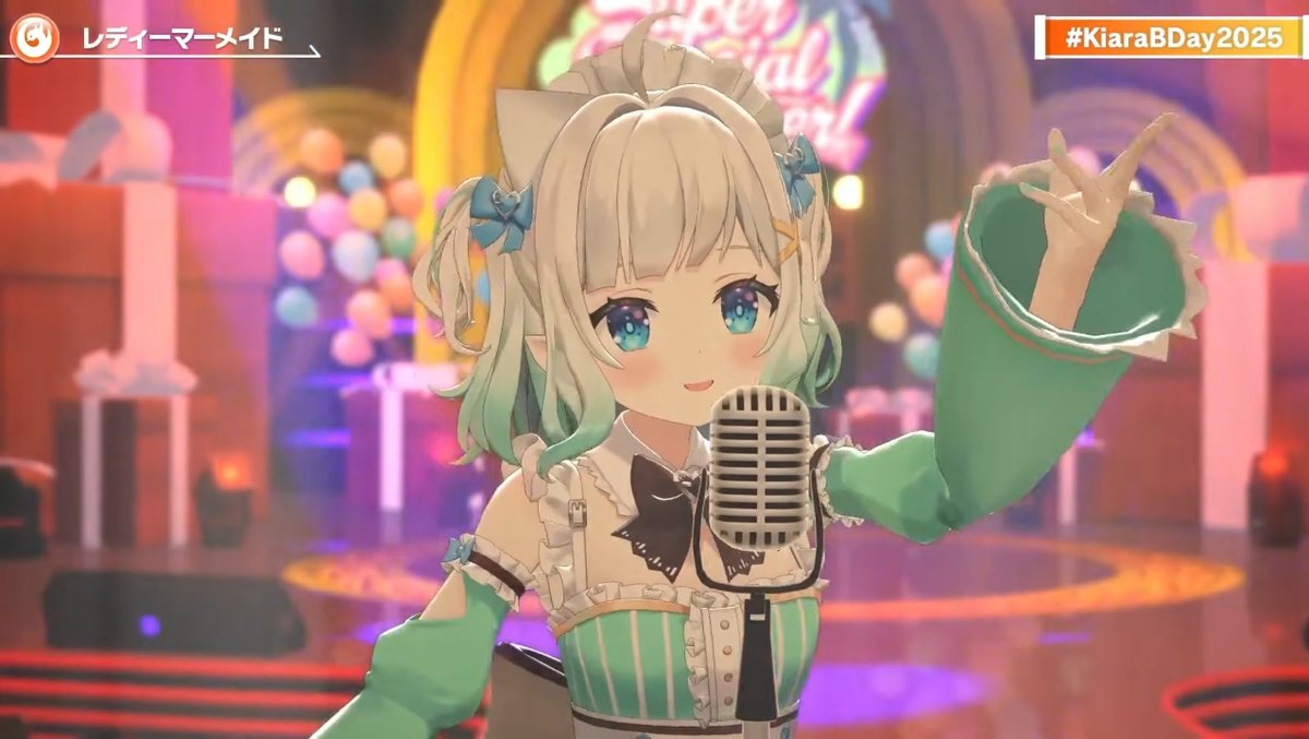 AComfyPanda's tweet image. So happy for Minto! She did so well and she's so freaking CUTE! Her and Wawa pair perfectly together! #KiaraBDay2025 #ミント心霊写真