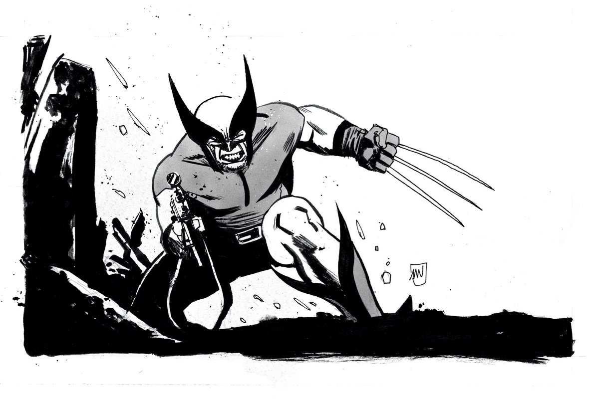 A Wolverine sketch from sometime last year.