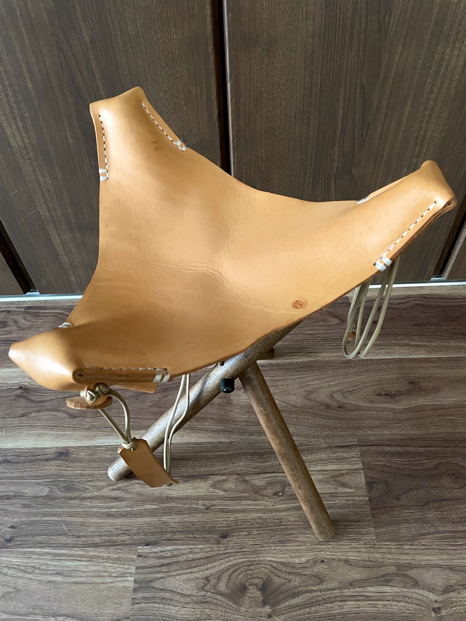 【焚き火チェア】エイジングヌメ basta_redskapet キャメル 中古 ニーチェアエックス / Nychair X キャメル 新居 猛 中古
