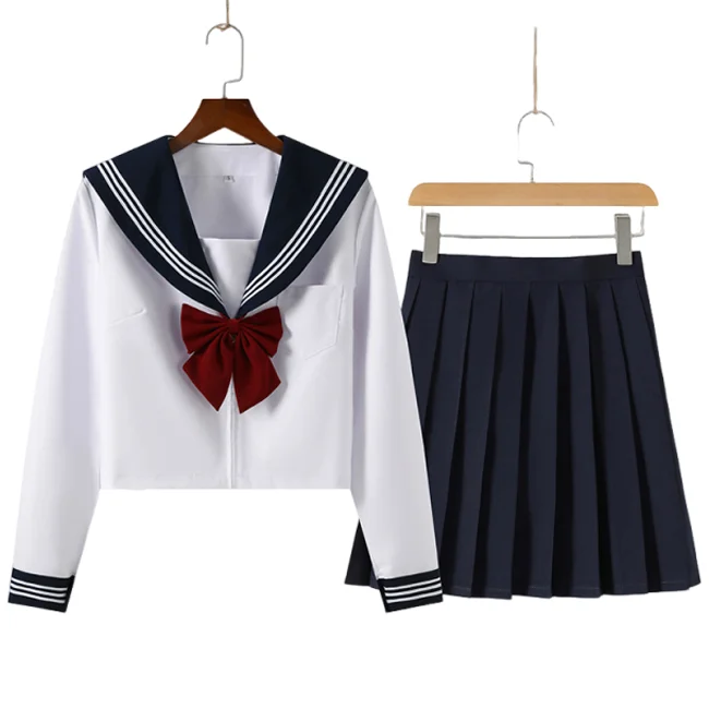 SanGengVIP's tweet photo. Featuring a crisp white design with long sleeves, this classic Japanese high school uniform brings a touch of youthful charm to your wardrobe.
Perfect for outings, cosplay, or daily kawaii fashion 
#JKUniform #SailorSuit #JapaneseFashion #KawaiiStyle #SpringLook #CosplayOutfit https://t.co/6ZX5tTUD2x