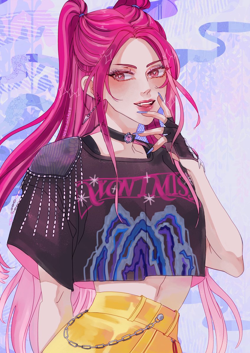 Neru_Scarlet's tweet image. Mira 🩷

#KPOPDEMONHUNTERS #HUNTRIX