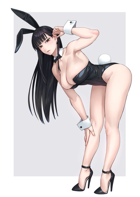 7月のバニー。
ニュートンが閃くこぼれ乳。 