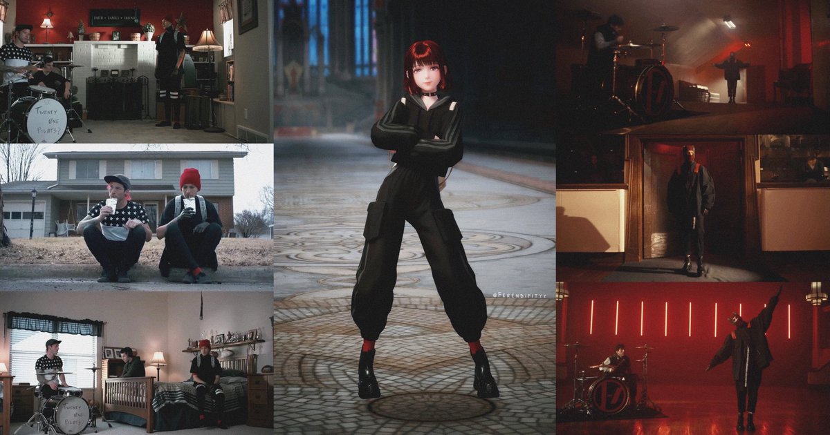 Ferendipityy's tweet photo. ❤️🖤 Twenty One Pilots outfit ❤️🖤
#InfinityNikki #インフィニティニキ
#Clancy #Overcompensate #Blurryface https://t.co/NabTRRZ823