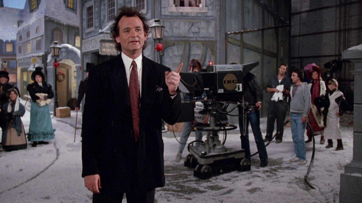 Now on KET: Movie Classics, Scrooged (1988). In this modern take on Charles Dickens' "A Christmas Carol," a selfish and cynical television executive is haunted by three spirits bearing lessons on Christmas Eve.