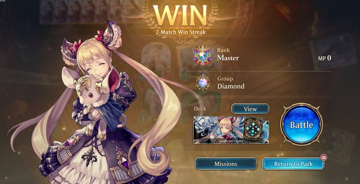Ywn_Calby's tweet photo. Masters achieved in Legends Rise! Climb was done with mostly Midrange Abyss, but the winrate was kind of spotty and I kept dropping into Sapphire xdd https://t.co/JDGR4mGqPa