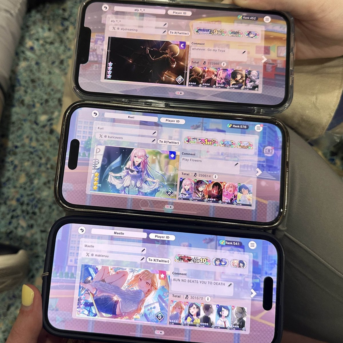 we got to take a tierer photo wahaha <a href="/makieruu/">Mako 🌊✨</a> <a href="/kuricovers/">Kuri 🍛🌟Mixing comms open</a> 💖