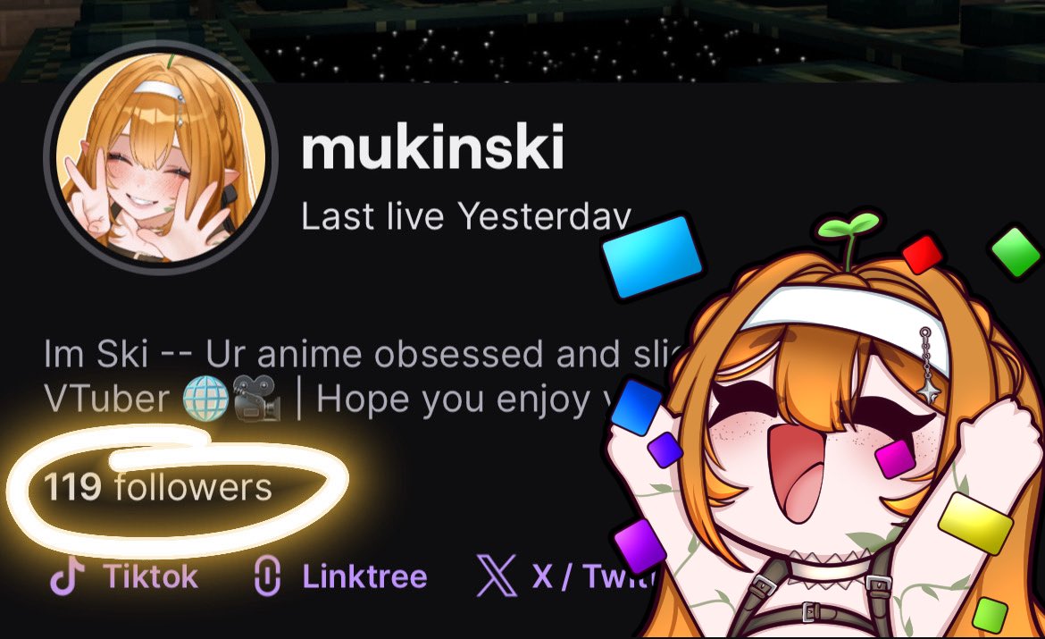 mukinski's tweet image. Were already at 120?🎉🎉
My goal is to try and reach 200 by the end of august if you guys could help me reach that, every follow helps me out so much!
Retweets are greatly appreciated &lt;3
I feel like my follower goals have been flying by recently and i seriously cant thank you…