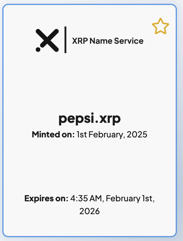 DomainsXRP's tweet image. 🥤 High-Impact Domain for Sale: PEPSI.XRP
A bold, brand-style XRPL domain perfect for collectors, parody projects, or Web3 brand experiments.
🚨 Not affiliated with PepsiCo. For collectible or parody use.
💰 Price: $50,000
📩 DM if you're ready to own this fizzy piece of Web3.…