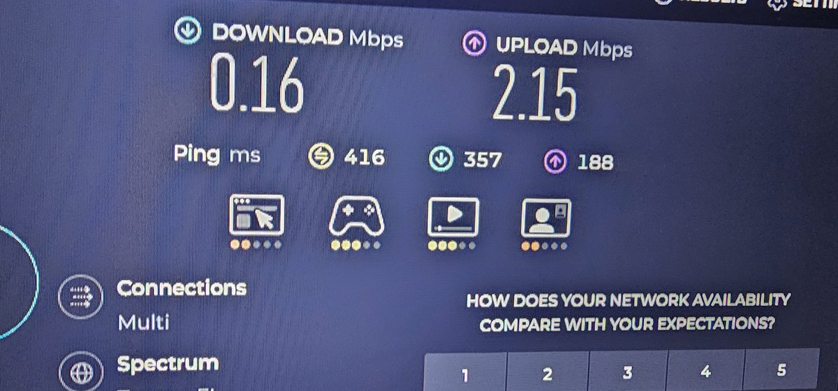 FmFuhcazz's tweet photo. @Ask_Spectrum Outage in Spring Hill Florida? We pay for gigabit internet. :( https://t.co/r0om3MLcNb