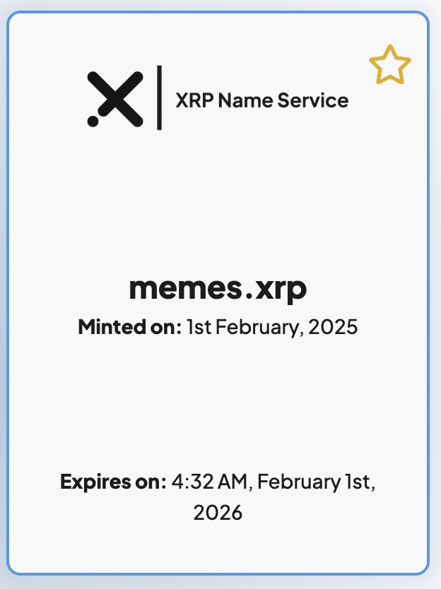 DomainsXRP's tweet image. 😂🔥 XRPL Domain for the Culture: MEMES.XRP
Built for laughs, virality, and Web3 clout. Perfect for meme coins, NFT drops, or a crypto meme hub.
🌐 Funny. Shareable. Legendary potential.
💰 Price: $25,000
📩 DM to make it yours.
#XRP #XRPL #MemesXRP #MemeCoin #Web3Domains…