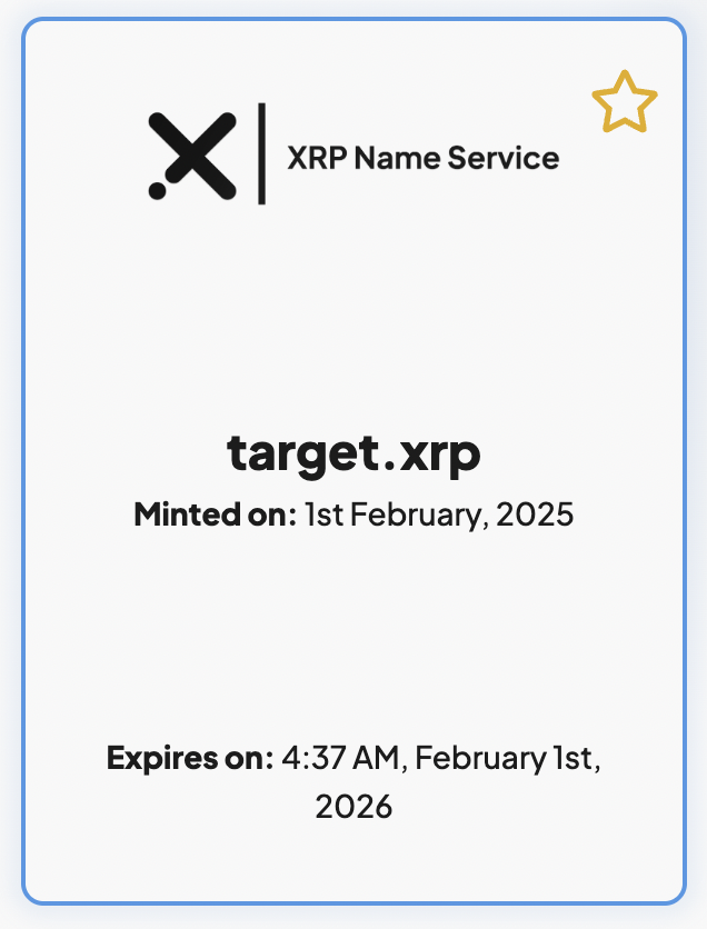 DomainsXRP's tweet image. 🎯 Premium Keyword Domain: TARGET.XRP
Ideal for marketing platforms, ad tech, analytics tools, or DeFi sniper bots.
🎯 Sharp. Brandable. Versatile.
🚨 Not affiliated with Target Corporation.
💰 Price: $35,000
📩 DM for serious offers.
#XRP #XRPL #TargetXRP #Web3Domains…