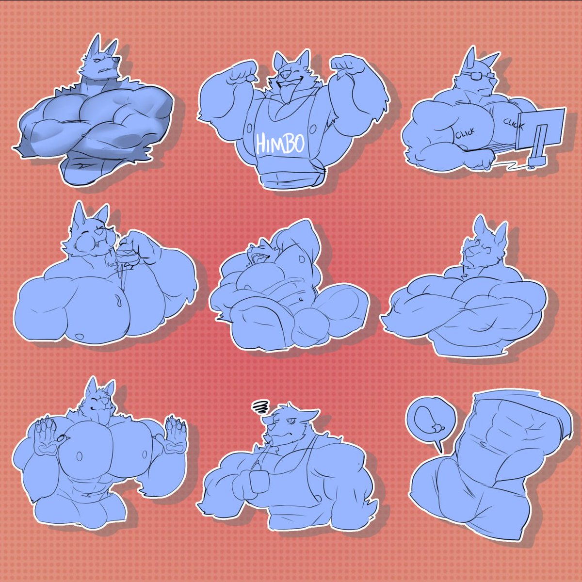 🌟 Hey guys! I’m back with a special offer:
🎨 Custom YCH Stickers, available solo or in discounted packs . more info here ; 
t.me/CyanDDS
