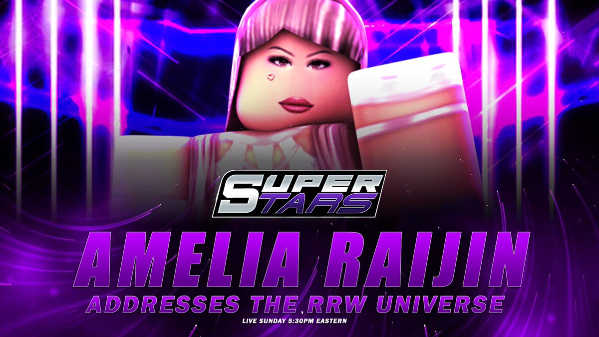 RRW (@rrwplus) on Twitter photo #RRWSuperStars | TONIGHT | 5:30PM ET
The Number one contender to the Women's IC Championship <a href="/AmeliaRaijin/">Amelia Raijin</a> will be LIVE on SuperStars TONIGHT to address the RRW UNIVERSE!
What will she have to say just weeks before her championship matchup? #RRWSuperStars | TONIGHT | 5:30PM ET
The Number one contender to the Women's IC Championship <a href="/AmeliaRaijin/">Amelia Raijin</a> will be LIVE on SuperStars TONIGHT to address the RRW UNIVERSE!
What will she have to say just weeks before her championship matchup?