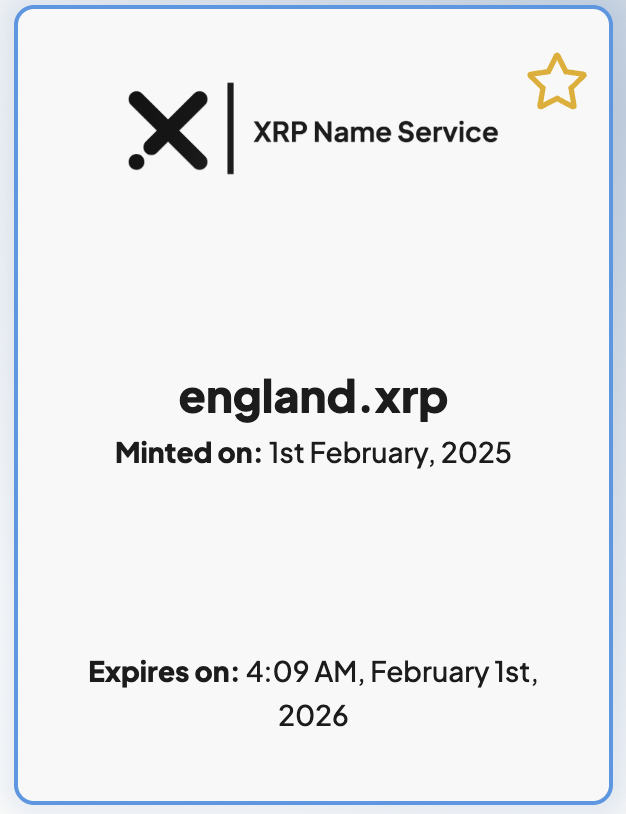 DomainsXRP's tweet image. 🏴 Premium Geo Domain: ENGLAND.XRP
A crown jewel on the XRPL — ideal for national crypto projects, tourism, media, or fintech brands.
🇬🇧 Powerful. Brandable. Timeless.
💰 Price: $75,000
📩 DM for serious offers only. @pmarca @RaoulGMI @APompliano
#XRP #XRPL #EnglandXRP…