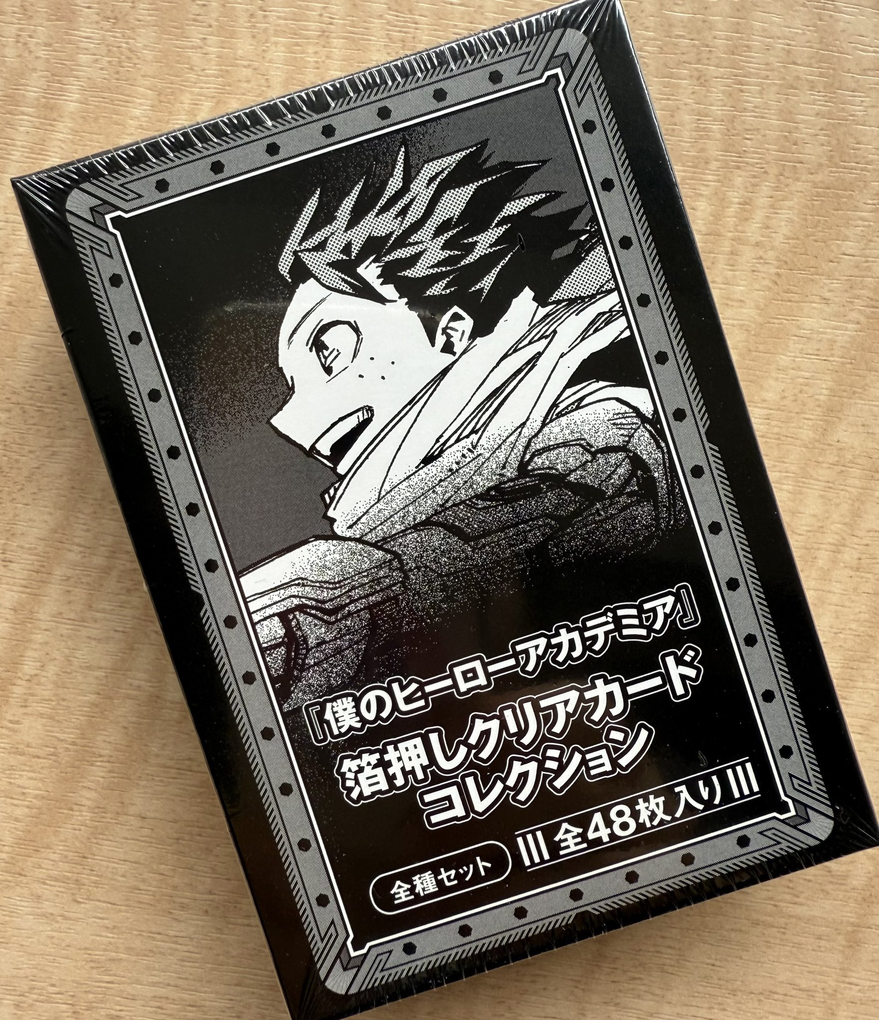 僕のヒーローアカデミア 原画展 箔押しクリアカード ヒロアカ