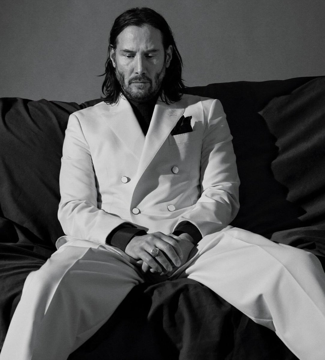 Keanu Reeve for Saint Laurent