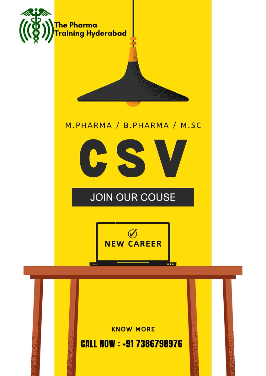 THEPHARMA378021's tweet image. The Pharma Training Hyderabad
thepharmatraininghyderabad.com
"Ensure Data Integrity and Compliance – Join Our CSV Program and Learn the Backbone of Modern Pharmaceutical Systems!"
#ComputerSystemValidation
#CSVTraining
#GAMP5Training
#21CFRPart11
#CSVExperts
#CSVJobs