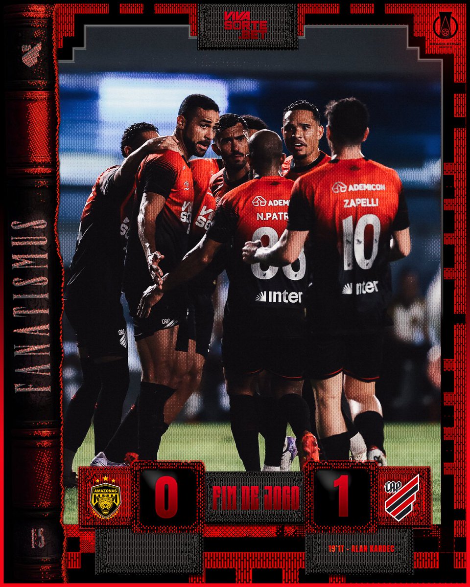 🌪️ VITÓRIA RUBRO-NEGRA NO AMAZONAS! 

#Athletico #AMZxCAP