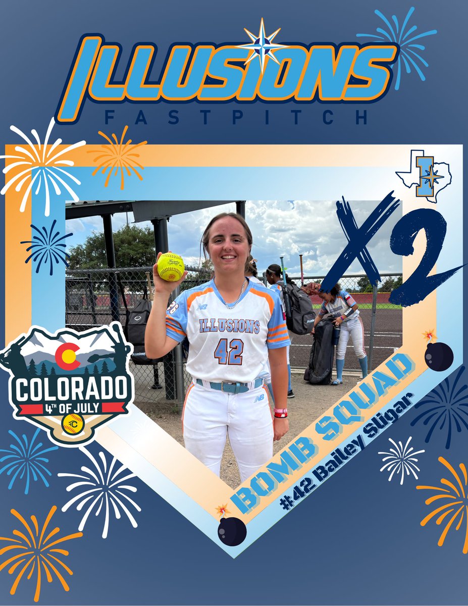Shout out to our #42 Bailey Sligar, Tyler Junior College Commit on her2nd home run in Colorado!!🎇 #IllusionsGoldElite #LeadTheWay #COSparkler2025
#Classof2026