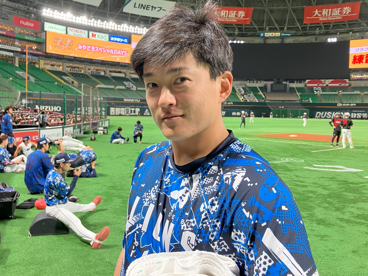 lions_official's tweet photo. 昨日の登板で3者凡退の好投をみせた #羽田慎之介 投手と #佐々木健 投手。
これからも頼もしい投球を見せてください！

#埼玉西武ライオンズ #seibulions #ALLONE https://t.co/9BlTtoxGiF