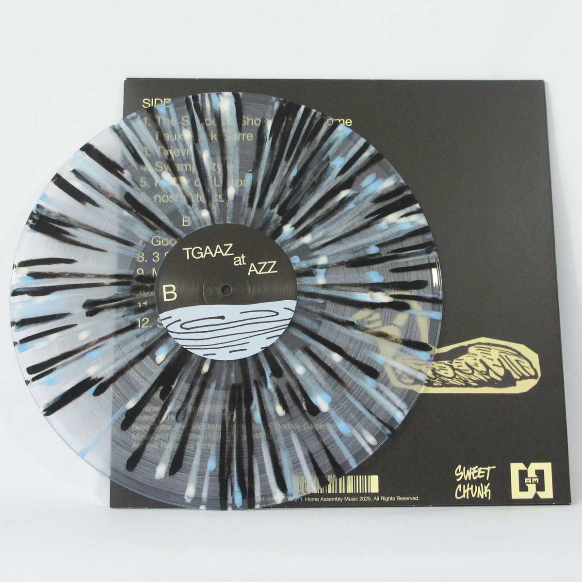 Home Assembly (@homeassembly) on Twitter photo We are back with our first new release in aaaaages. It's a co-release with <a href="/SWEETCHUNKUSA/">SWEET CHUNK</a> by TGAAZ at AZZ an exploratory trio made out of former members of Mahatma X.
Check out this snazzy goose splatter vinyl available to pre-order now at Bandcamp
homeassemblymusic.bandcamp.com/album/tgaaz-at… We are back with our first new release in aaaaages. It's a co-release with <a href="/SWEETCHUNKUSA/">SWEET CHUNK</a> by TGAAZ at AZZ an exploratory trio made out of former members of Mahatma X.
Check out this snazzy goose splatter vinyl available to pre-order now at Bandcamp
homeassemblymusic.bandcamp.com/album/tgaaz-at…