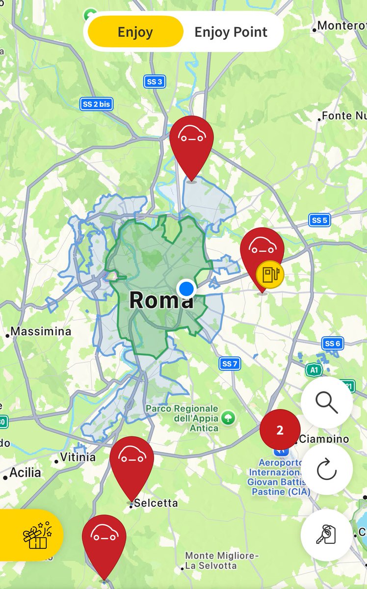 Che succede <a href="/Enjoy/">Enjoy</a>?
Sono sparite le auto a Roma. Così da giorni ormai…
