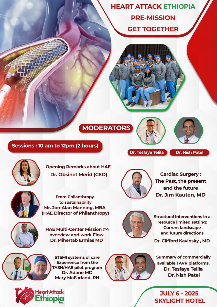 Tesfaye A. Telila MD, FACC,FSCAI. (@ttelila) on Twitter photo As impactful as mission work can be, without deliberate capacity building, it is not sustainable. We invite you to join the team <a href="/HeartAEthiopia/">Heart Attack Ethiopia, Inc.</a> for this pre-mission strategy session, where we will go beyond celebrating our successes to openly discuss the challenges, gaps, and As impactful as mission work can be, without deliberate capacity building, it is not sustainable. We invite you to join the team <a href="/HeartAEthiopia/">Heart Attack Ethiopia, Inc.</a> for this pre-mission strategy session, where we will go beyond celebrating our successes to openly discuss the challenges, gaps, and