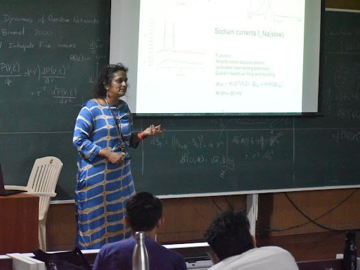 camp_course's tweet image. Thank you, Prof. Suhita Nadkarni, for a truly stimulating session. Your insights into the intricacies of detailed biophysical modeling—the dynamic interplay of ion channels and synaptic mechanisms were invaluable. Your energy and passion made the session all the more engaging.