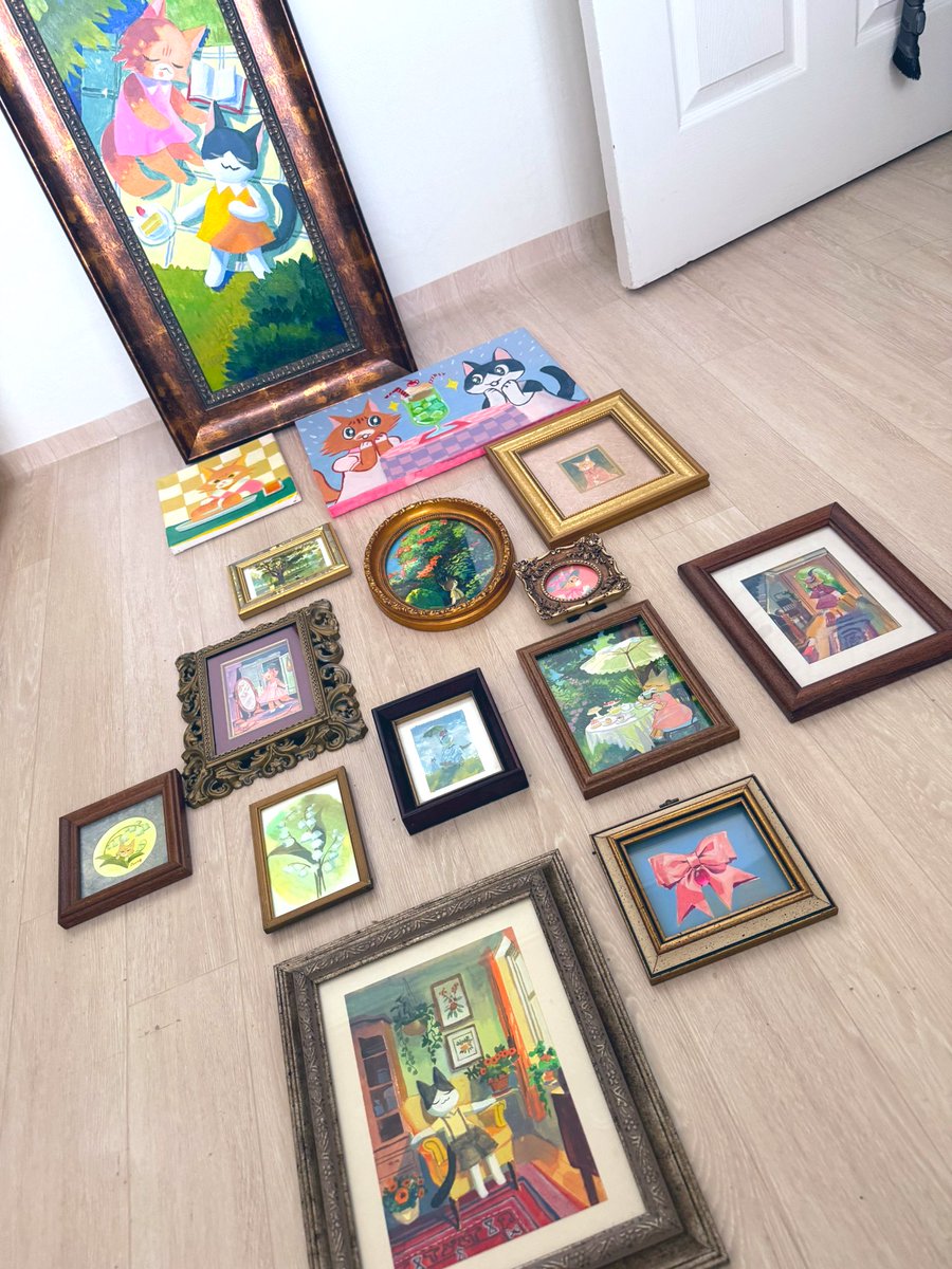 여태그린 수작업들 모아봤댱🎀   앞으루 더 추가될예정입니당