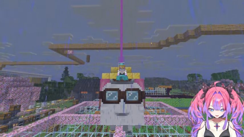#ヴィヴィライブ 
アーカイブでマイクラおつヴィヴィ！
２回行動おつかれさま😌
ちょっと出遅れたけど、無事にハッピーガスト「ヴゥヴゥ」ゲットできてよかったね✨
ぺこヴィヴィの絡みも見られて大満足だったよ！
操作忘れてないか心配だったけど、エリトラもちゃんと使えててさすがだった😎