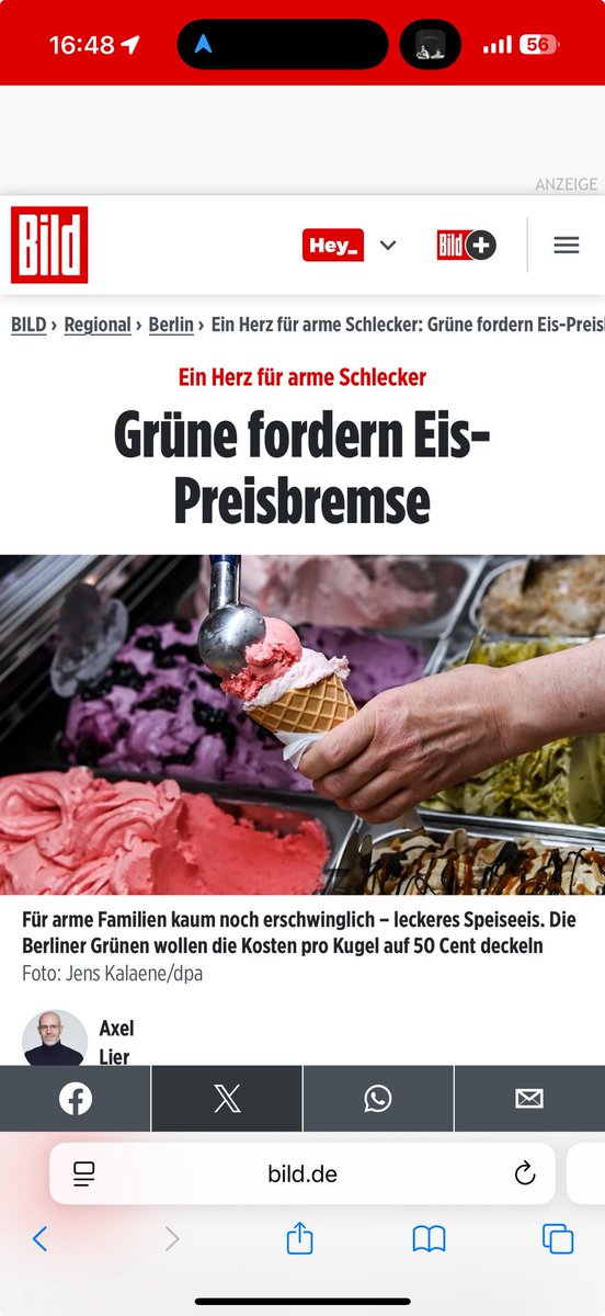 Wenn die grüne sozialistische Ideologie sich selbst überholt, dann muss das arme dicke, vor der gefährlichen, kapitalistischen Werbeindustrie geschützte Kind wenigstens noch das staatlich preisgedeckelte Eis schlecken dürfen.