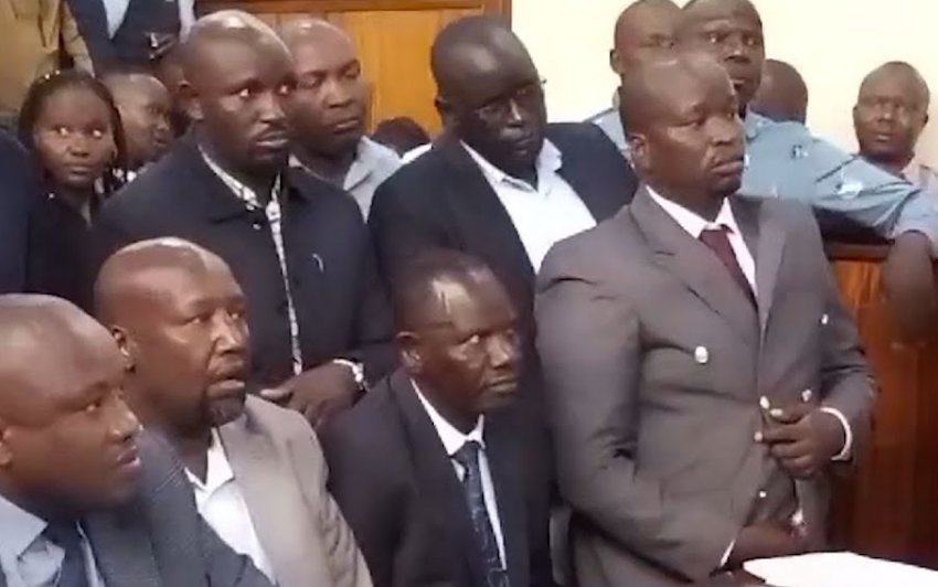 Shocking twist in the Ksh 1.1 billion Uasin Gishu foreign scholarship scandal as court testimonies reveal that Governor Jonathan Bii's name remains conspicuously absent from the list of accused persons, despite multiple victims confirming they paid large sums under