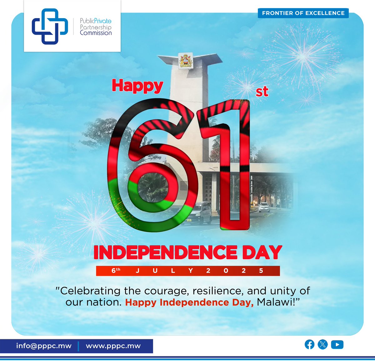 Happy 61st Independence Day. 
#TowardsdigitisingMalawi #DigitalMalawi