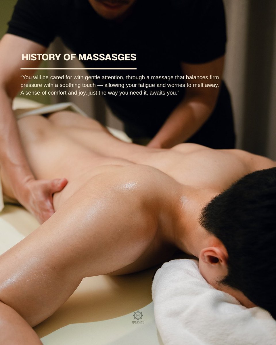 Caption history 

You will be cared for with gentle attention, through a massage that balances firm pressure with a soothing touch — allowing your fatigue and worries to melt away. A sense of comfort and joy, just the way you need it, awaits you.

Line: History-Bkk
Wechat: