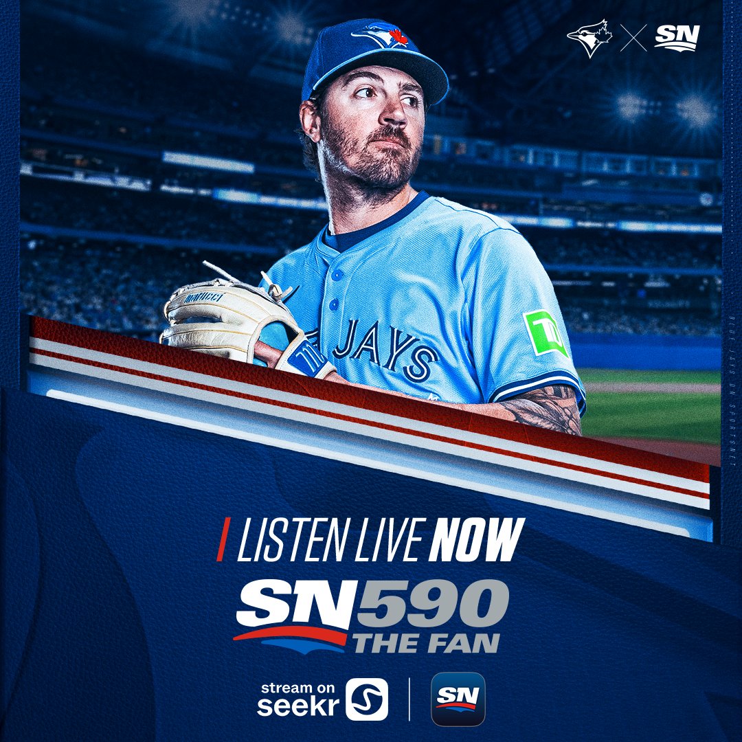 Sportsnet 590 The FAN (@fan590) on Twitter photo The #BlueJays look for a series sweep of the Angels!
<a href="/benshulman7/">Ben Shulman</a> & Chris Leroux have the call of first pitch at 1:37p 🎙️
<a href="/SNSAlli/">Shoaib Alli</a> & <a href="/NickAshbourne/">Nick Ashbourne</a> have #JaysTalk after the final out 🗣️
📻 590AM
💻 sprtsnt.ca/590listen The #BlueJays look for a series sweep of the Angels!
<a href="/benshulman7/">Ben Shulman</a> & Chris Leroux have the call of first pitch at 1:37p 🎙️
<a href="/SNSAlli/">Shoaib Alli</a> & <a href="/NickAshbourne/">Nick Ashbourne</a> have #JaysTalk after the final out 🗣️
📻 590AM
💻 sprtsnt.ca/590listen