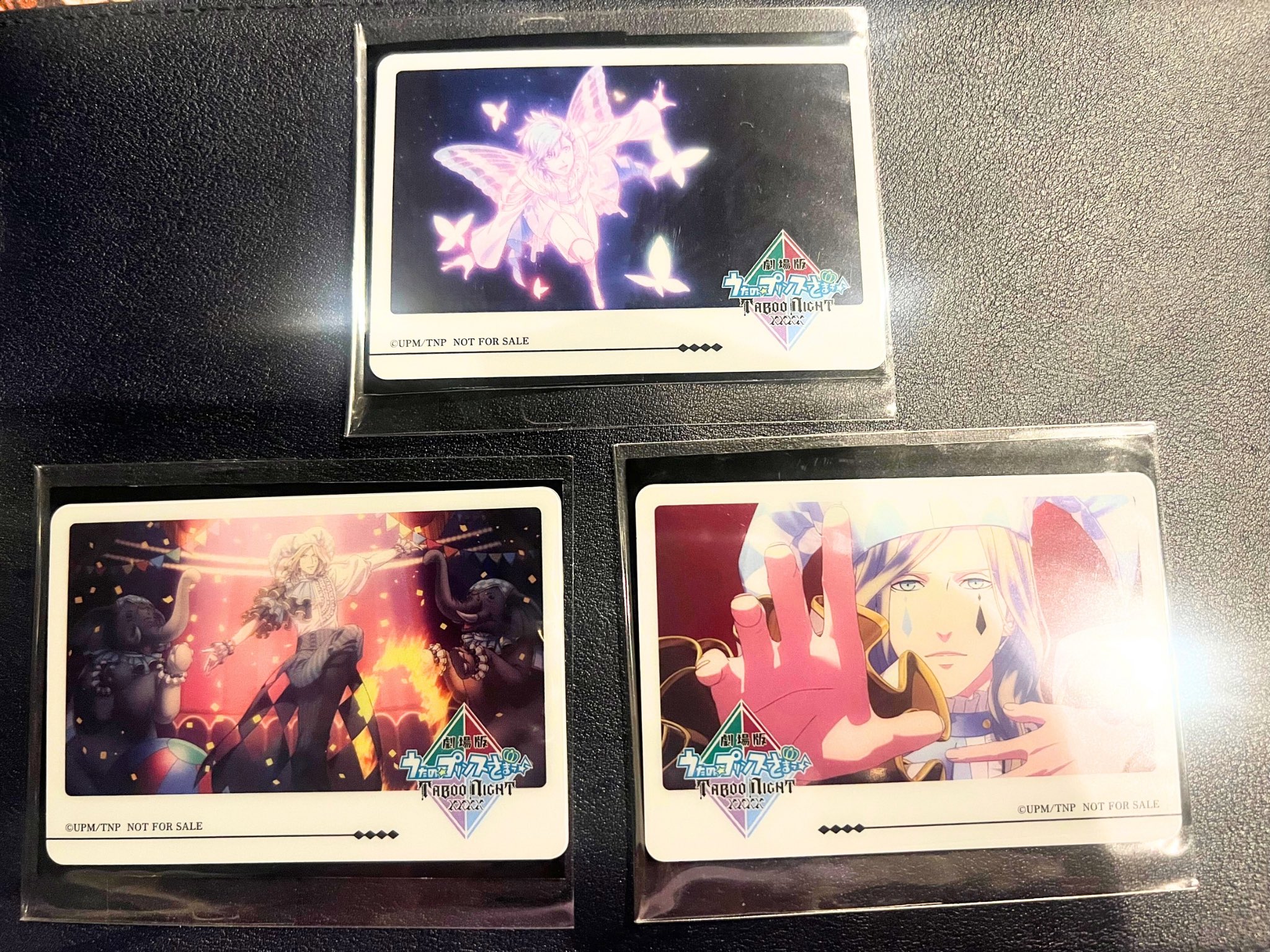 うたプリ　タブナイ　嶺二　来場特典　ライブフォトクリアカード　エンドロール うたプリ タブナイ 入場者特典 クリアカード 嶺二 - メルカリ