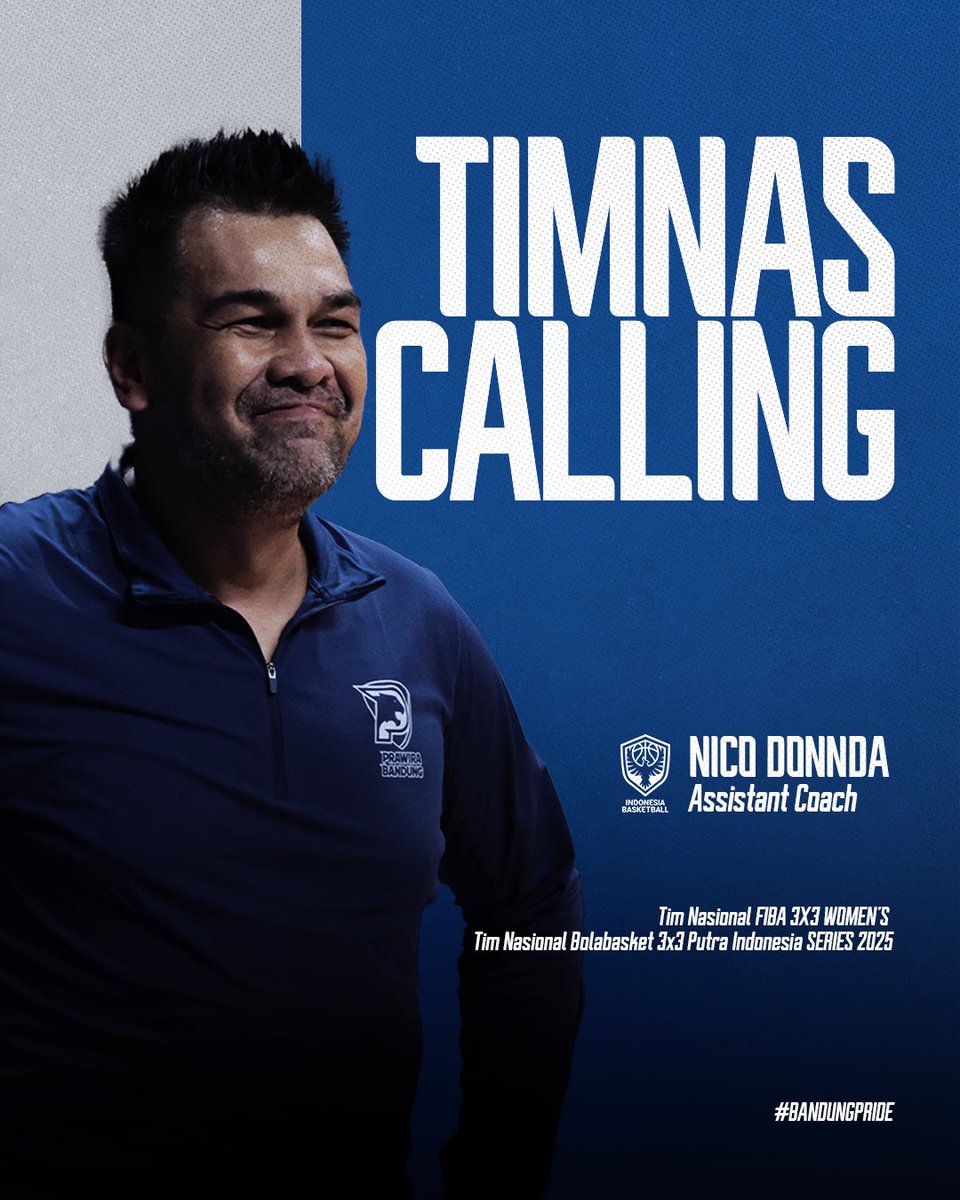 We’re proud to see you join the FIBA 3x3 Women’s &amp; Men’s 3x3 Indonesia Series 2025 as Assistant Coach! 

Big congrats and good luck, Coach Donnda! 🇮🇩💙

#BandungPride