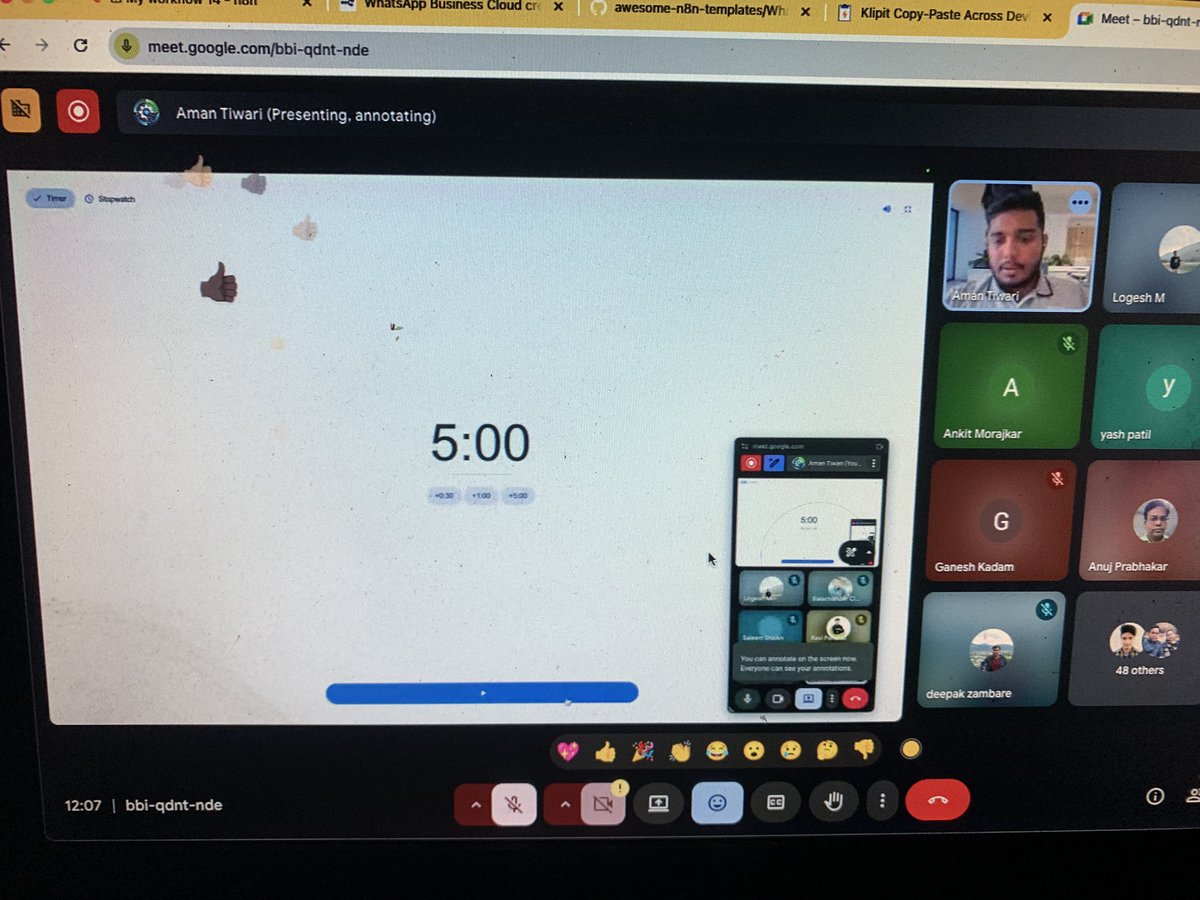 sfmcmumbai's tweet photo. Time for a quick 5-minute break! ☕✨
Stretch, grab a snack, and get ready for more #AIMforAgentforce learning with #SFMCMumbai.
See you back in 5! 🚀
#SalesforceCommunity #Agentforce https://t.co/jZAF1RTa1S
