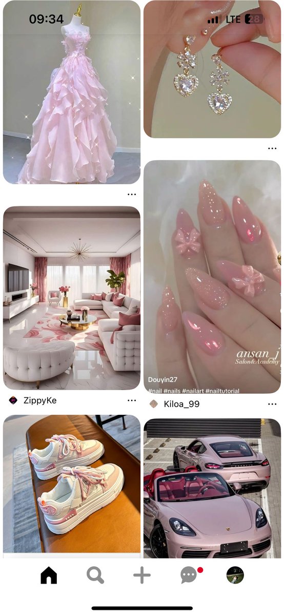 Kızlar Pinterestiniz sizi ne kadar yansıtıyor bilmiyorum ama benii bu kadar 🫠🌸💞💗💓💘💝🎀🌺🩷💕💅🏻